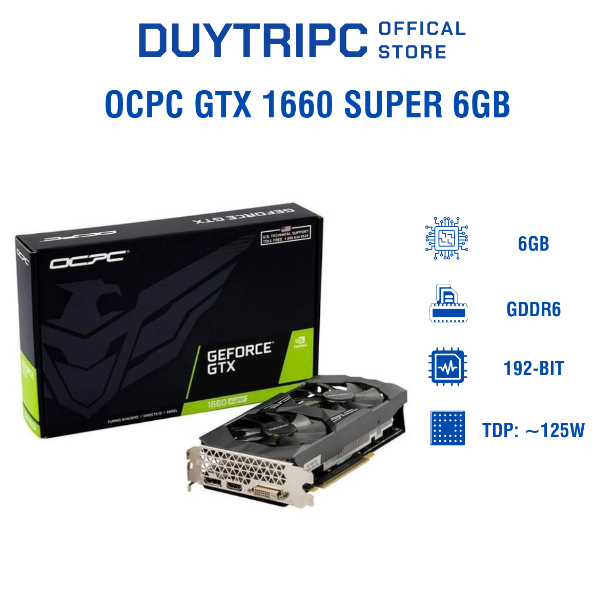 OCPC GTX 1660 SUPER 6GB